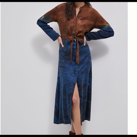cloth & stone Dresses & Skirts - Cloth and Stone Anthropologie Ombré Button Down Dress